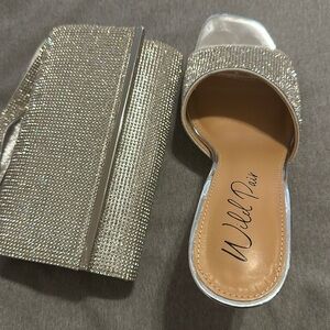 Crystal mini hand or shoulder purse cute for prom or date night